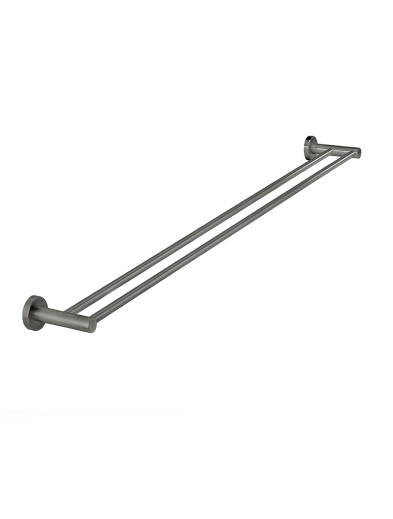 MEIR ROUND DOUBLE TOWEL RAIL 900MM