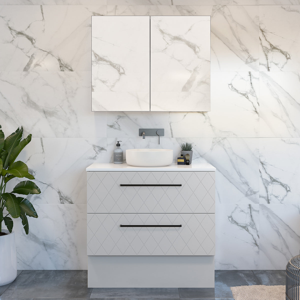 HENLY VANITY - FLOOR STANDING