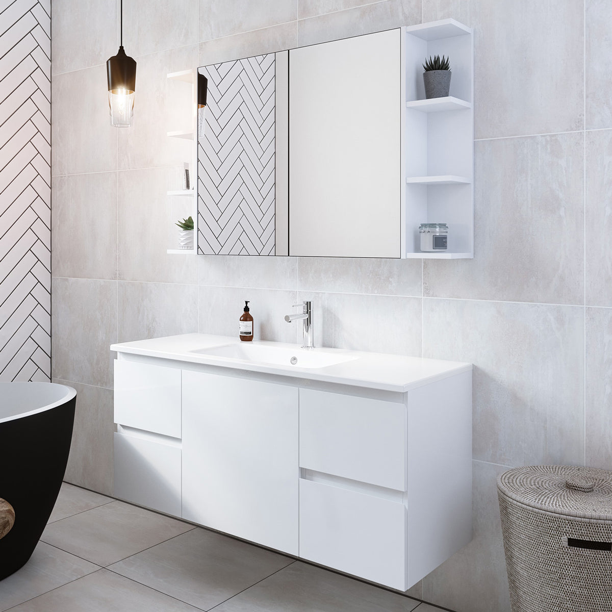 CARLO VANITY - WALL HUNG