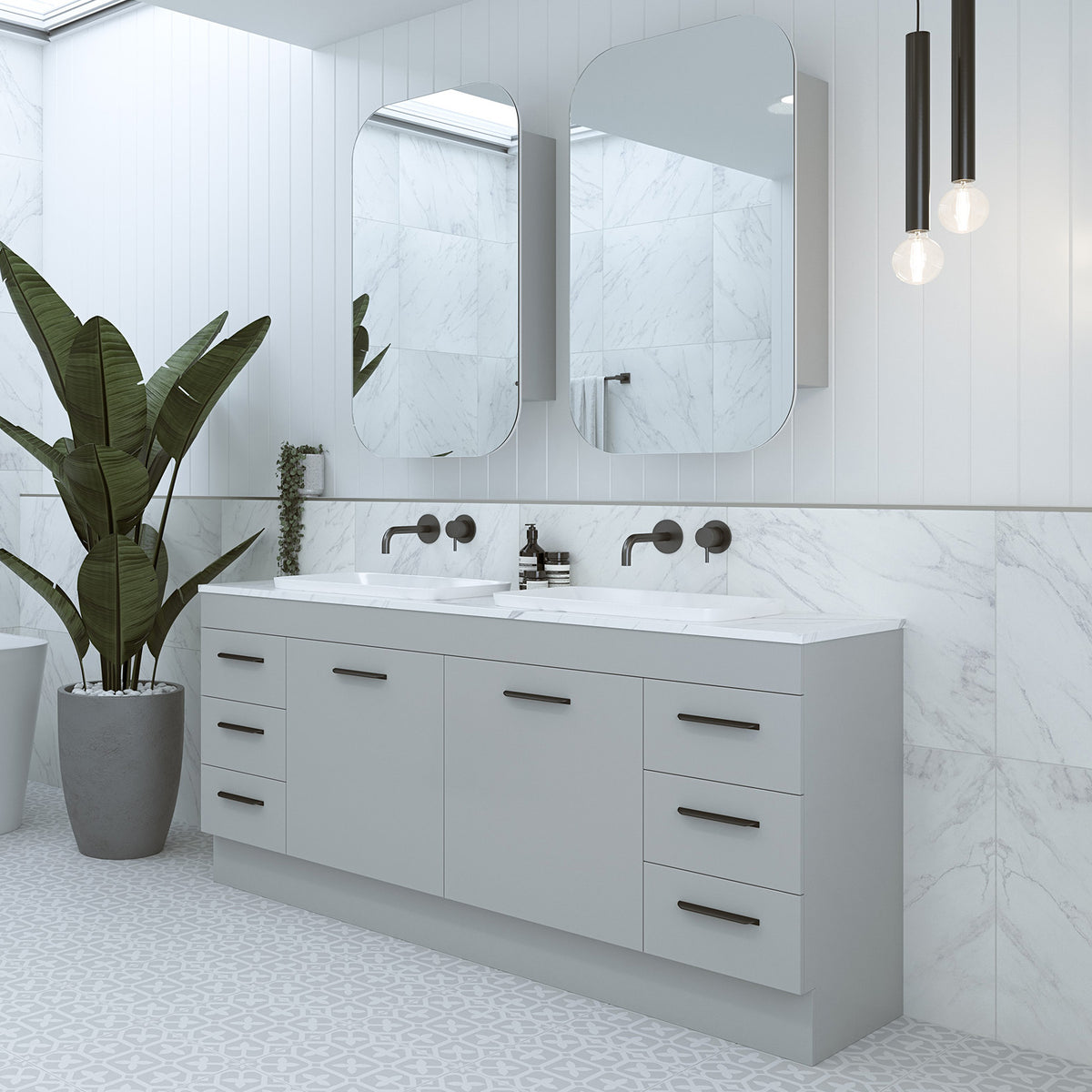 BARGO VANITY - FLOOR STANDING