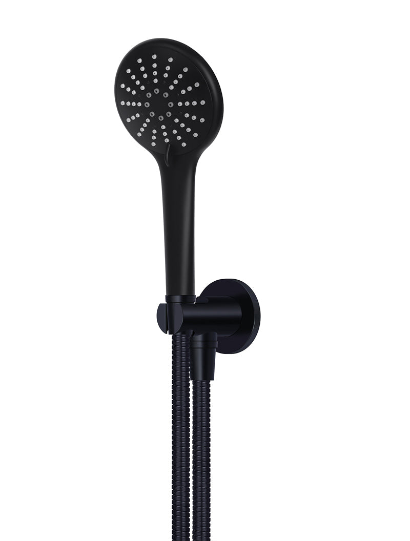 MEIR ROUND THREE FUNCTION HAND SHOWER ON FIXED BRACKET
