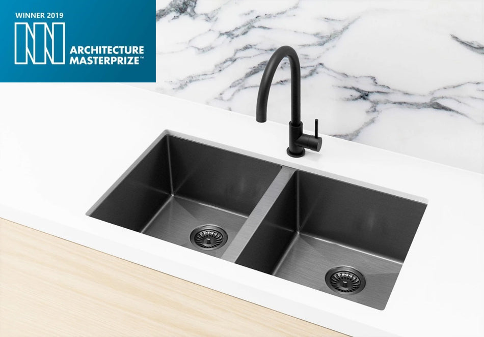 MEIR KITCHEN SINK DOUBLE BOWL 760 X 440