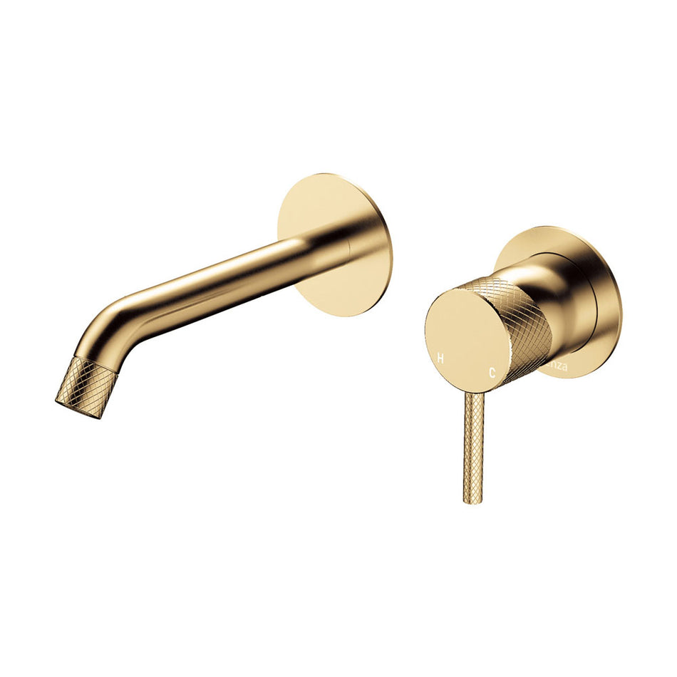 AXLE BASIN/BATH WALL MIXER WITH OUTLET
