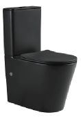 VERA RIMLESS TORNADO TOILET SUITE - FLAT SEAT