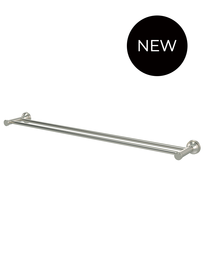MEIR HARRINGTON DOUBLE TOWEL RAIL