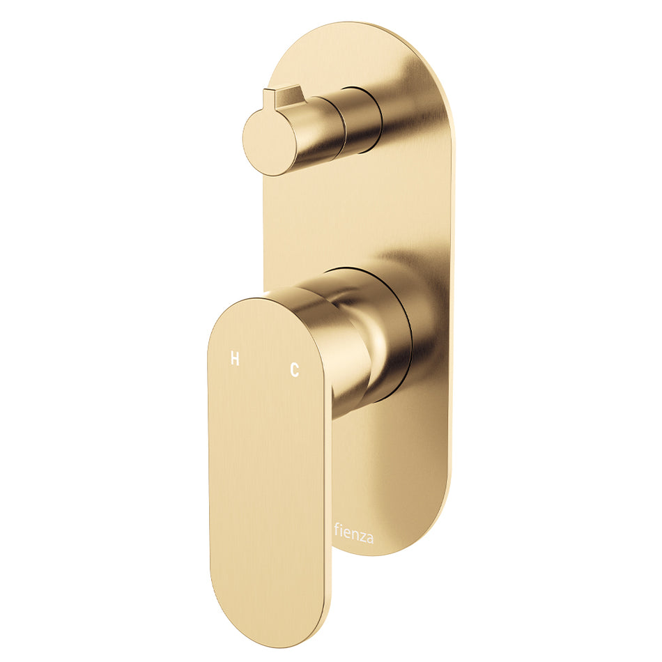 EMPIRE SLIM WALL DIVERTER MIXER LARGE OVAL PLATE