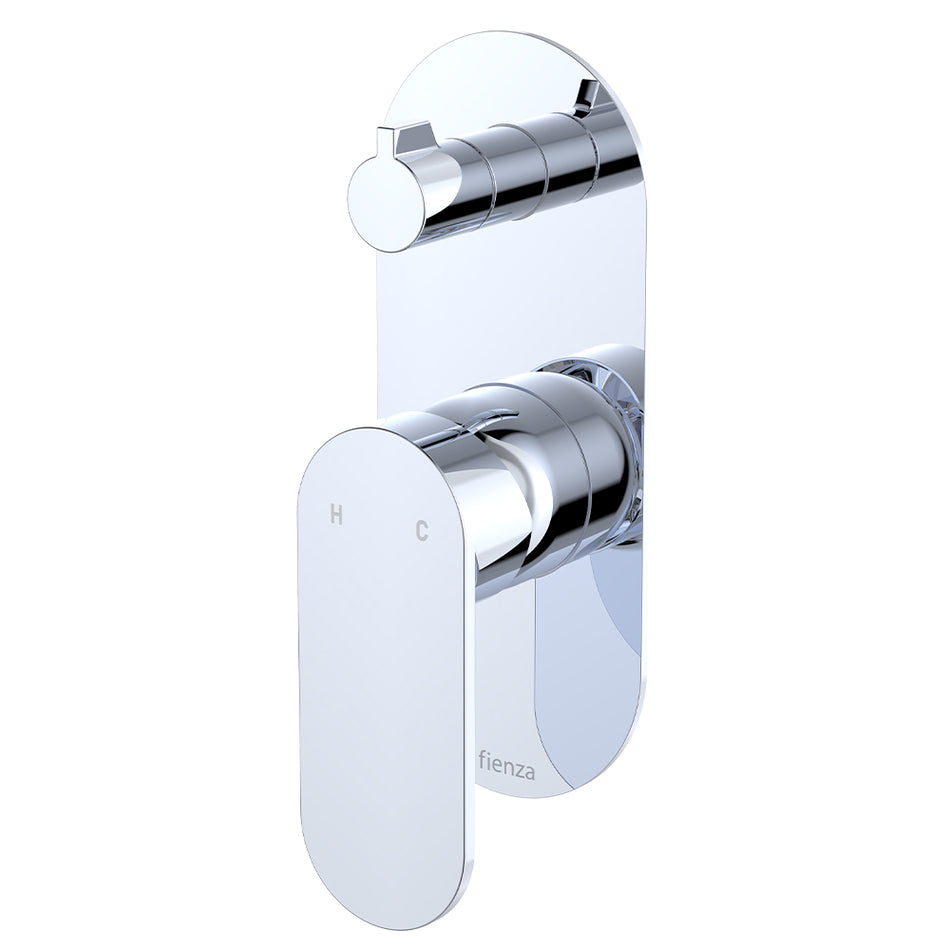 EMPIRE SLIM WALL DIVERTER MIXER LARGE OVAL PLATE