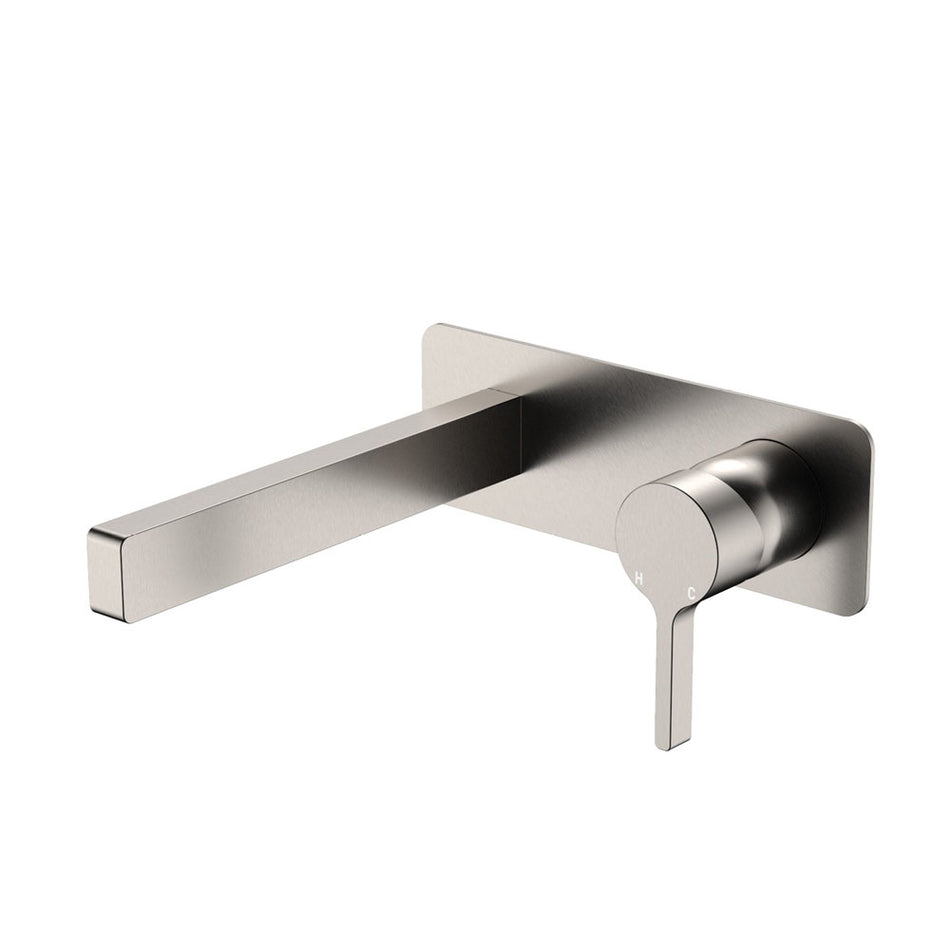 SANSA WALL MIXER AND SPOUT ON PLATE