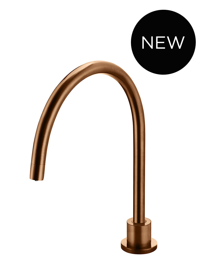 MEIR ROUND HIGH-RISE SWIVEL HOB SPOUT