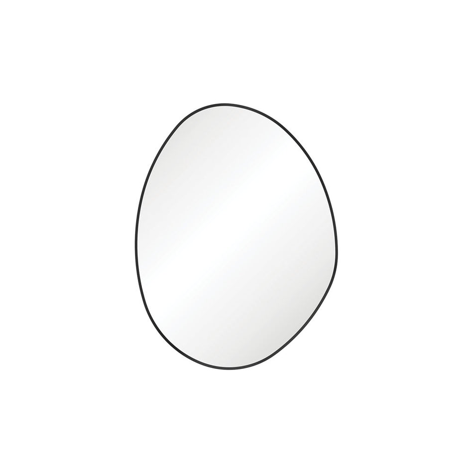 PEBBLE FRAMED ASYMMETRICAL MIRROR