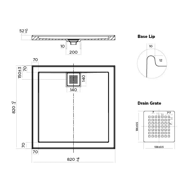 ECO SHOWER BASE