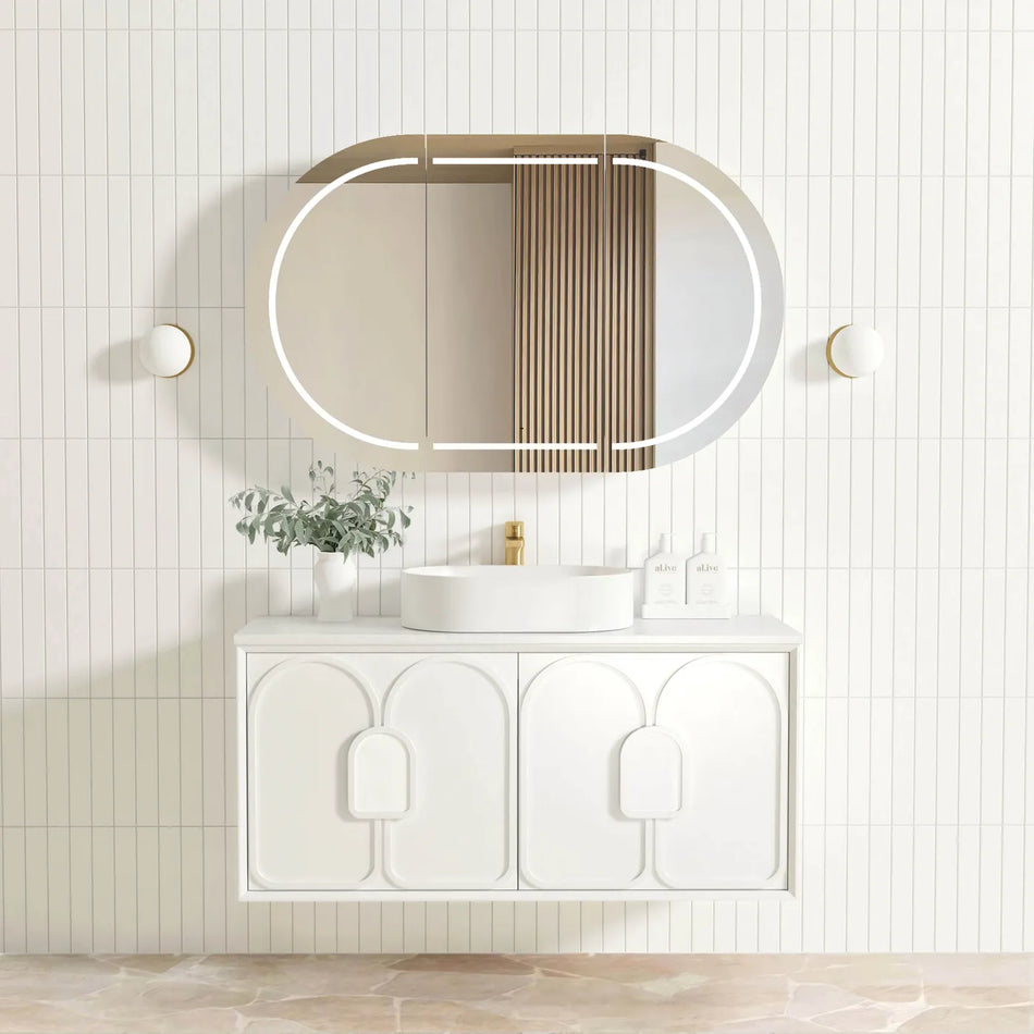 LAGUNA SATIN WHITE VANITY