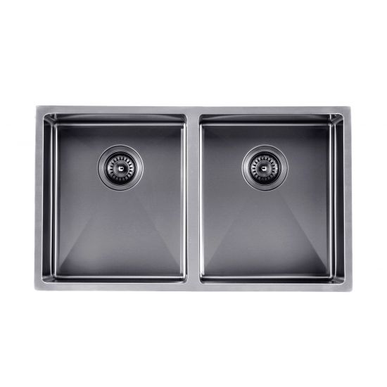 TSI KITCHEN DOUBLE BOWL SINK - ROUND EDGES