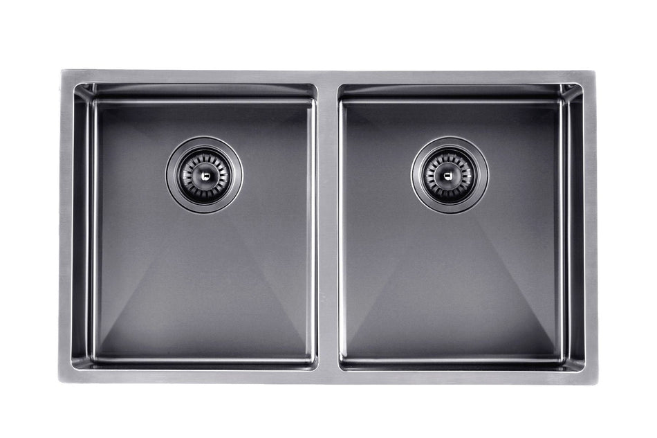TSI KITCHEN DOUBLE BOWL SINK - ROUND EDGES