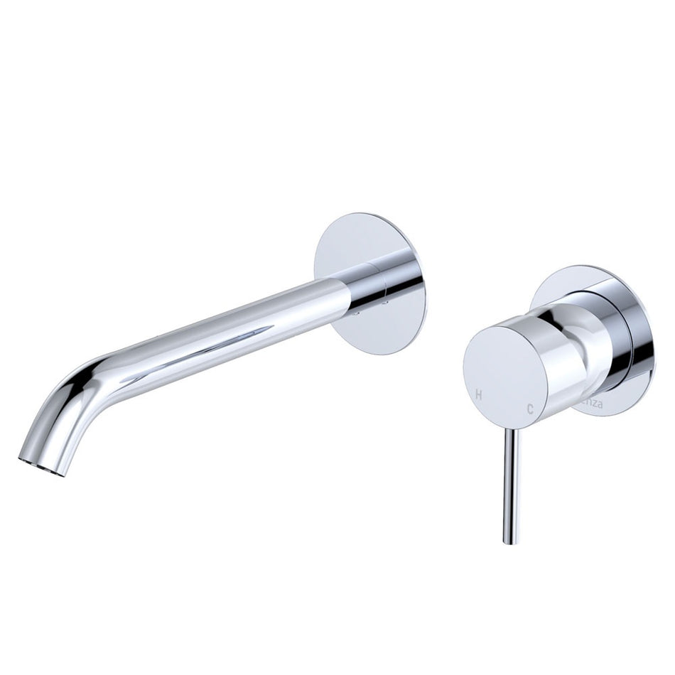 KAYA WALL BASIN/BATH MIXER SET ROUND PLATES