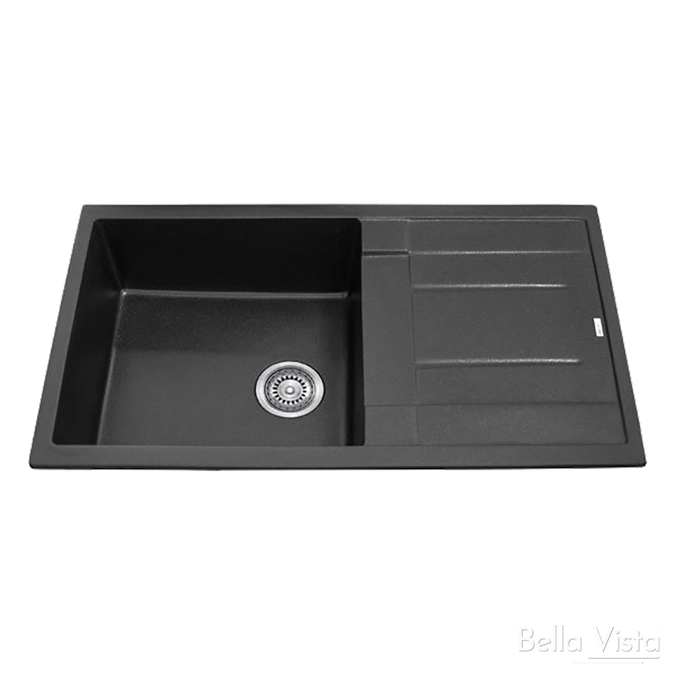 BLACK COMPOSITE GRANITE KITCHEN SINK