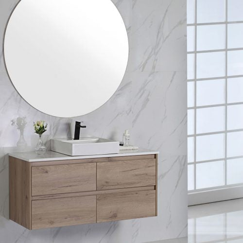 MAX WALL HUNG WOOD GRAIN VANITY