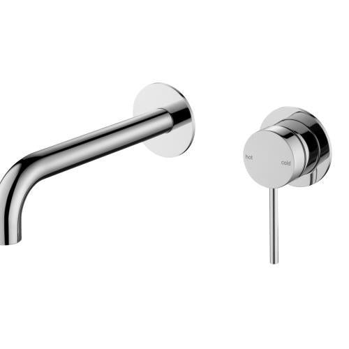 MICA WALL BASIN/BATH MIXER WITH BENT SPOUT 2 PIECE